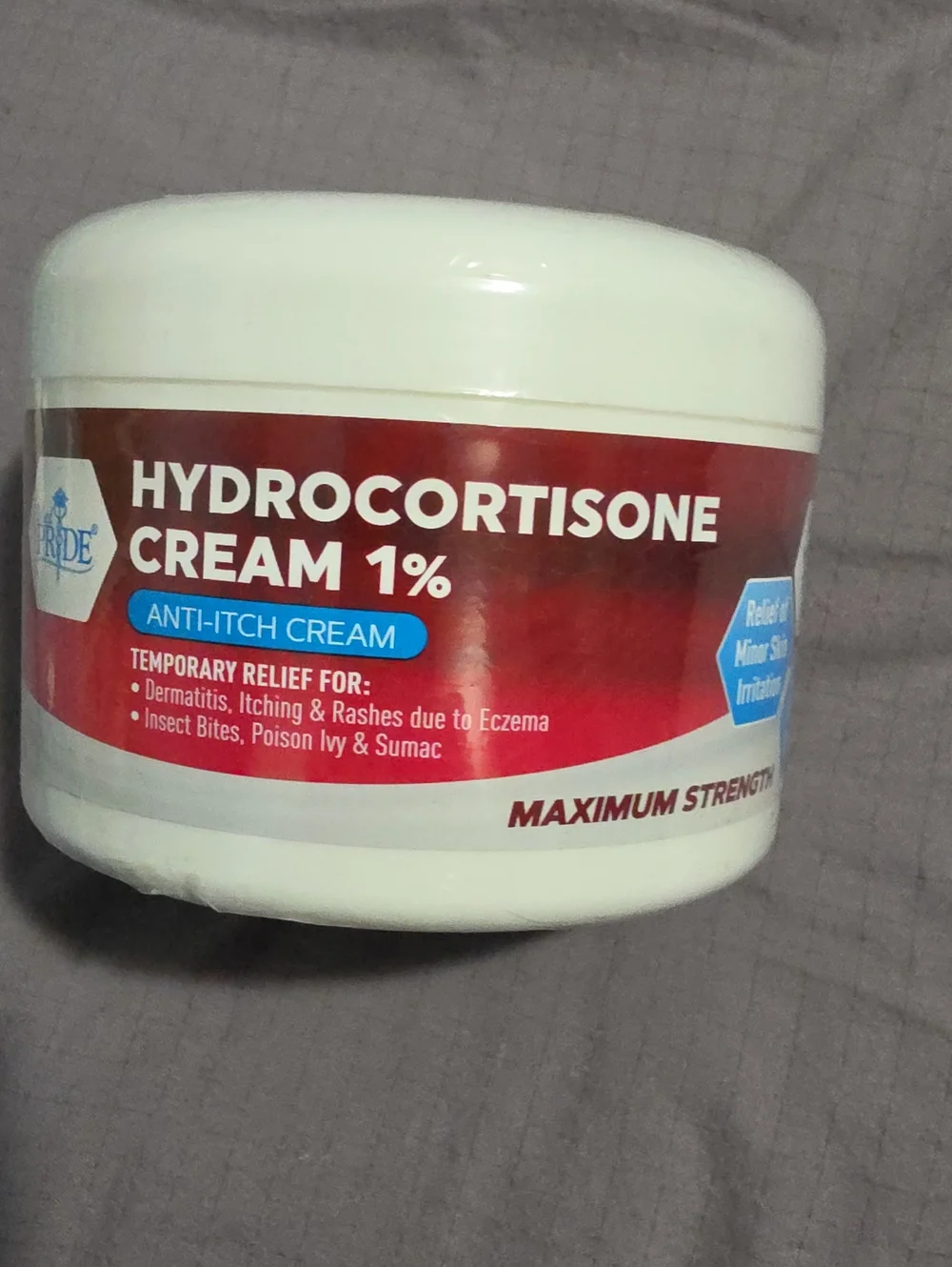 Hydrocortisone Cream 1% Anti-Itch Cream - White